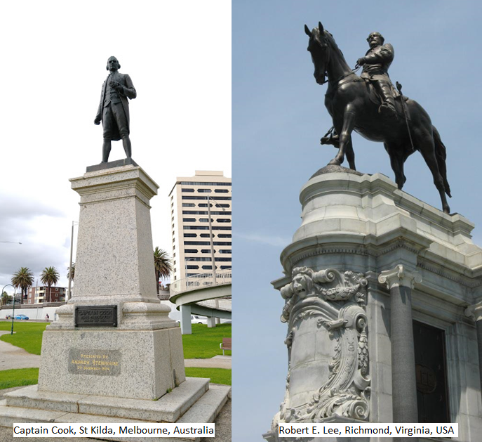 stuffofwar's tweet photo. 1. Monuments to individuals involved in conflicts are everywhere in our societies, but have often become flashpoints in the past few years. For examples, statues of Confederate generals in the USA, or those involved in colonial conflicts in Australia https://t.co/x3iSH5MYpq