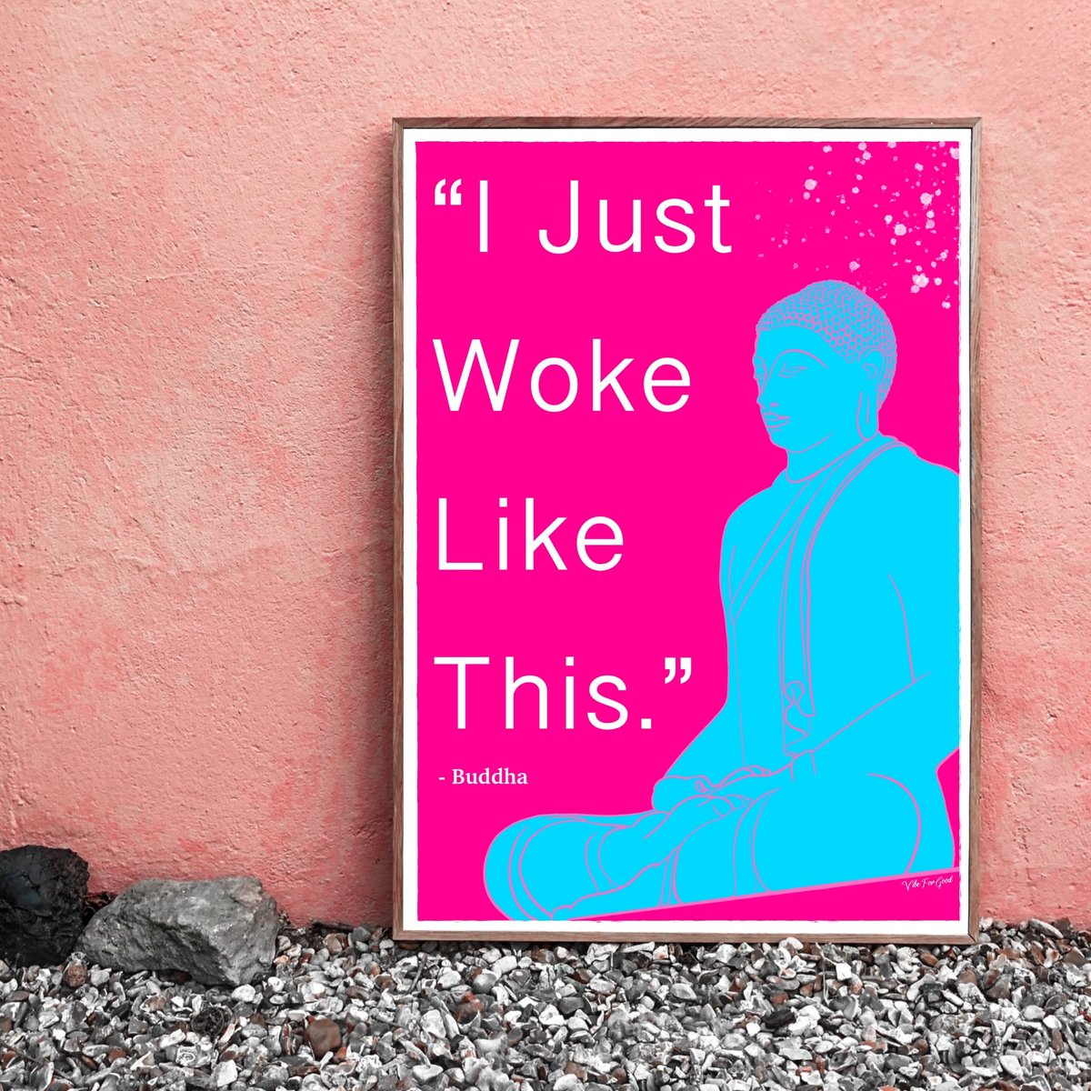 Excited to share the latest addition to my #etsy shop: "I Just Woke Like This" available as a printable download. Look out for three more versions of this poster coming soon! #homedecor #buddhism #buddha #humor #mindfulness #funny #art #wallart #etsy