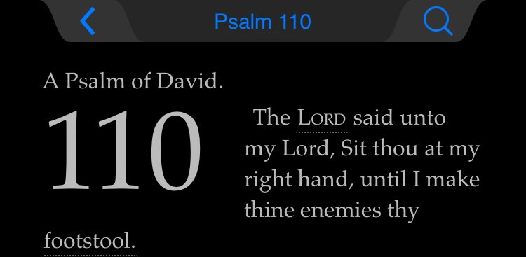 First of all as early as chapter 2 we see in that verse that David prophetically speaks of one whom the Lord declares to be His Son.We know it wasn’t about David because David was not given the uttermost part of the earth as a possession, but it was promised to Another.Again: