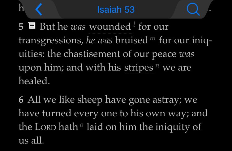 Another highly respected prophet among the “People of the Books” is a man named Isaiah. He in turn tells us that this person whom David spoke of would not suffer for Himself but for God’s people to become free.And that after this, He will live again to rule & dominate.