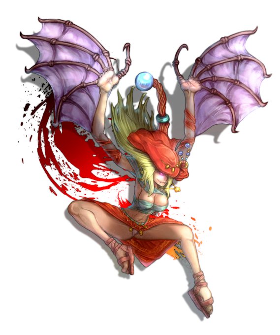 サイドビューのヴァンパイアできました。
ジプシー風なデザインです。 