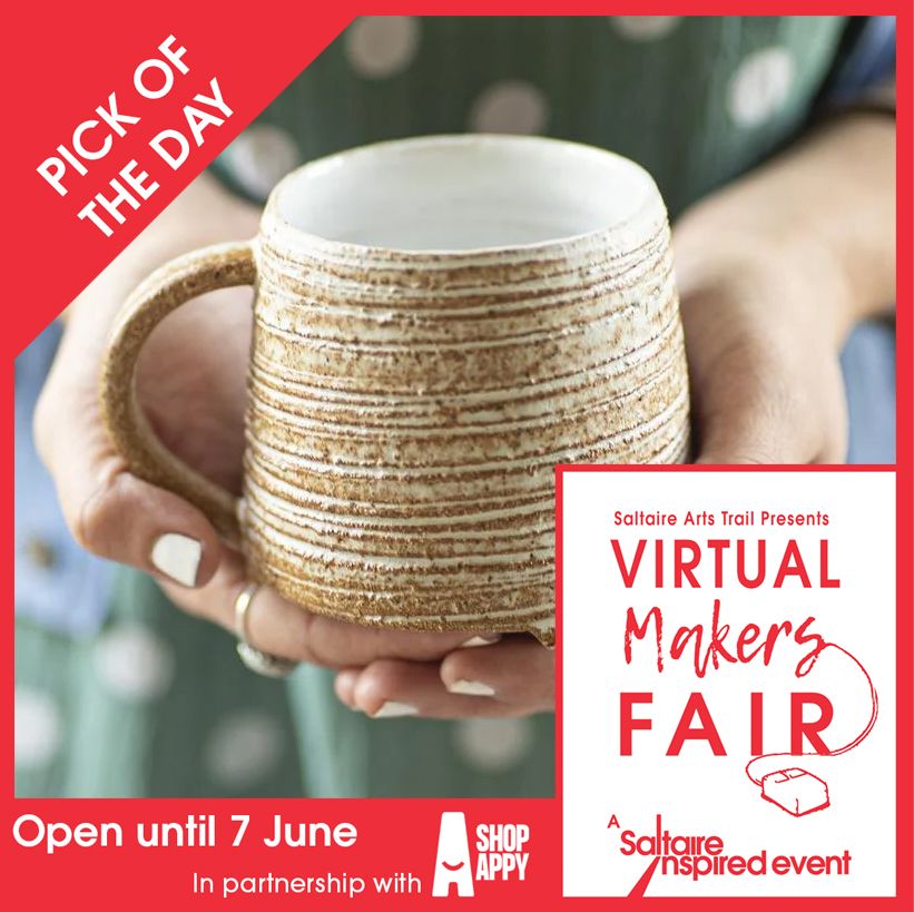 SaltaireArt's tweet photo. Our 'Pick of the Day' from the Virtual Makers Fair is by Leeds-based Object Ceramics. This stoneware three-footed coffee cup would bring something a little special to your morning rituals! Buy at https://t.co/twQw0n2utp. 
#StayHomeStayInspired #ShopAppyuk #VisitBradfordlater https://t.co/cj84oczJnl