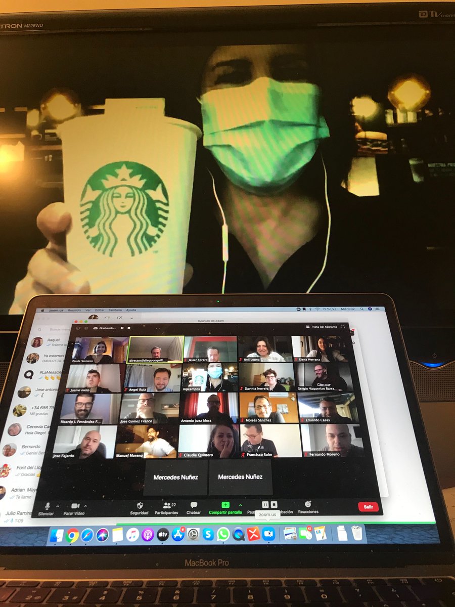 diegocoquillat's tweet photo. 👨🏼‍🎓💻Impartiendo clase a los areas managers de Vips y Starbucks sobre estrategia digital, gracias a @opem_universidades @VIPS @starbucks_es 

#Restaurantes #Hosteleria #Estrategia #Digitalizacion #FormacionesADistancia #DiegoCoquillat https://t.co/xHuCzPEtn5