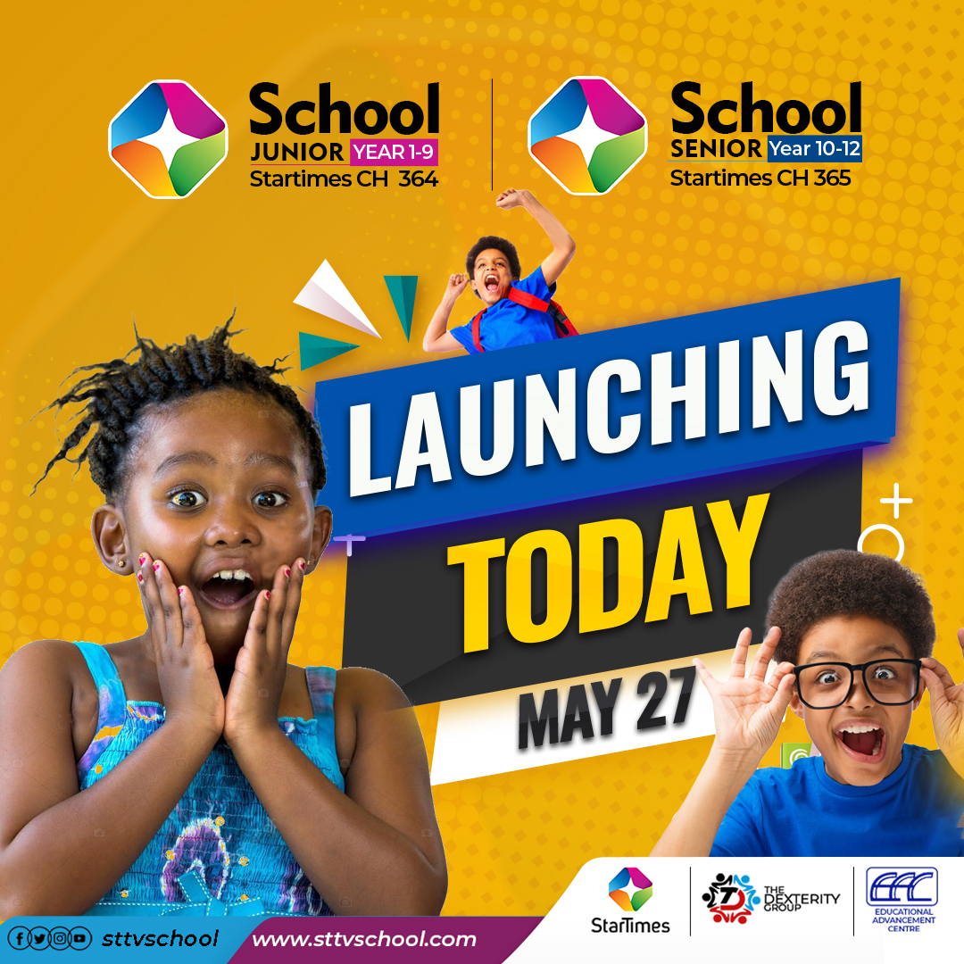StarTimes_Ng's tweet photo. Happy Children's Day!
Here is a gift to our #StarKids... We love them and want to keep them engaged even as they stay at home.
Learning does not have to stop, have them tune in to #STSchool Junior Ch.364 and Senior Ch.365. Now showing! 📝
#ChildrensDay
#HomeSchooling
#StarTimes https://t.co/tR6Is3aLsf