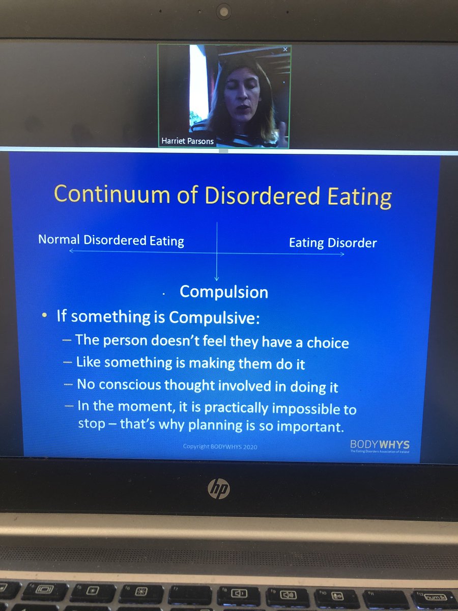 When does a habit or behaviour becomes an eating disorder.We all have normal eating disorders, but the level of compulsion determines whether it is an eating disorder