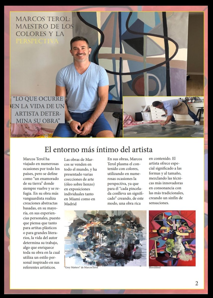 SergioPadillaG3's tweet photo. Reseña sobre la obra de @MarcosTerol 🎨 🖌

🖋 Sergio Padilla https://t.co/u7KRItQ2Wu