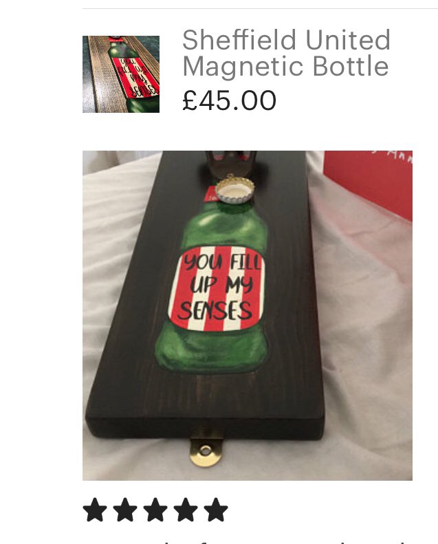 happyartsuk's tweet photo. It’s a really good satisfying feeling when you get good feedback 😊 ⭐️🏅🍺
#magneticbottleopener #sheffieldunited #sufc #sufcfans #sheffieldissuper #sheffield #fatherdaygift #fatherdaygifts #fathersday #woodcraft #woodcrafts #footballgifts #art
https://t.co/nw2ks7SNPO https://t.co/EHa1W5cf0m