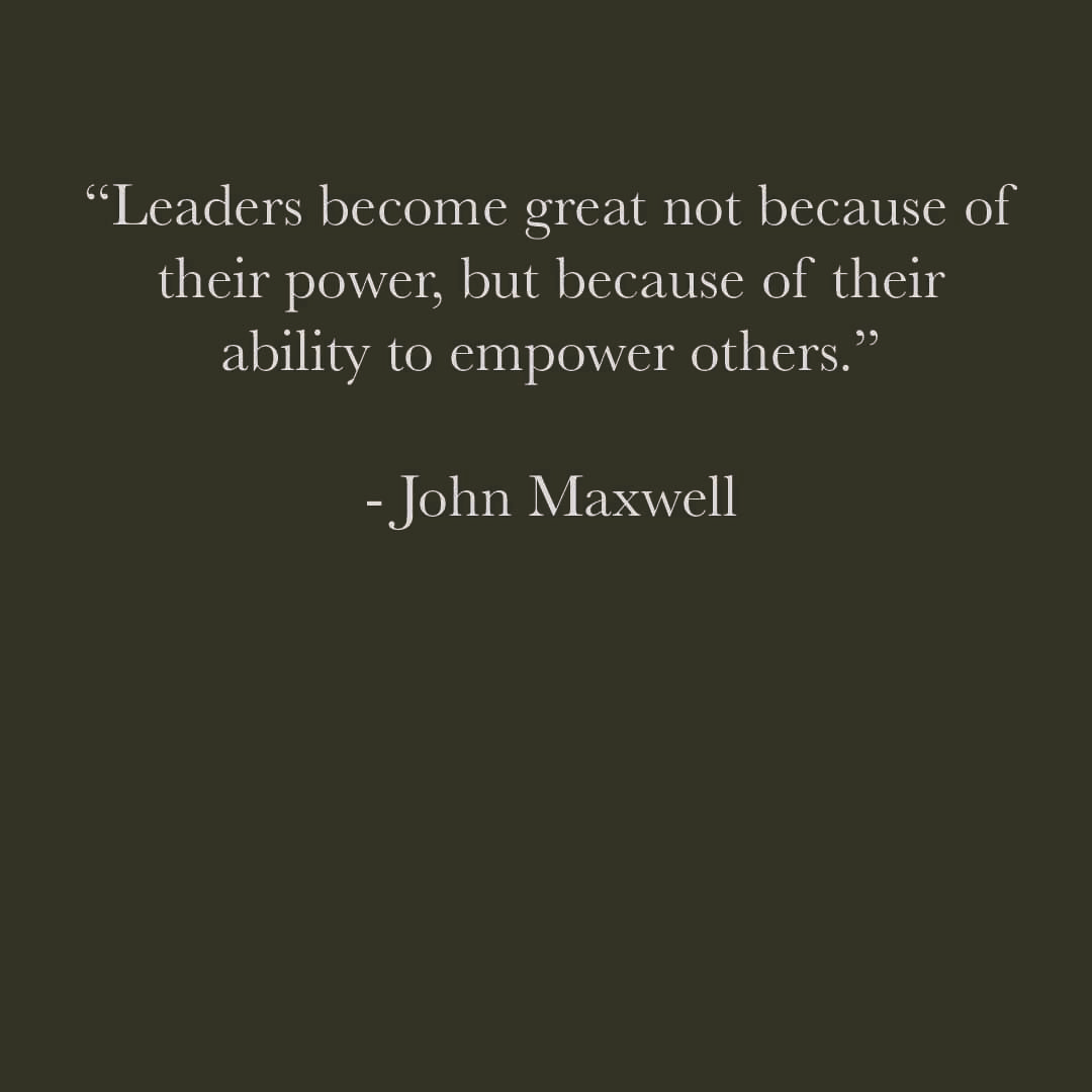 fayaz_king's tweet photo. “Leaders become great not because of their power, but because of their ability to empower others.”

- John Maxwell #WednesdayWisdom https://t.co/yI0A2pMfVo