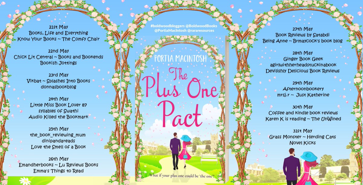 BoldwoodBooks's tweet photo. On the #ThePlusOnePact blog tour, today we have @satabdi_m, @Williams13Anne and @BRMaycock. Thanks so much for taking part! ππ
The Plus One Pact by Portia MacIntosh is available now β‘οΈ https://t.co/brM0YFfzJB
@rararesources @PortiaMacIntosh #boldwoodbloggers #ThePlusOnePact https://t.co/C2EYZ7OQwx