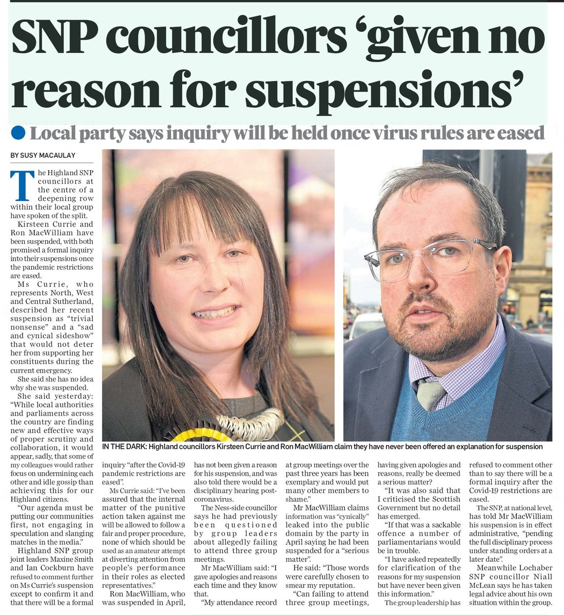 AgentP22's tweet photo. Don't ever criticise the SNP, especially if you are in the SNP. https://t.co/Cmg228p3UA