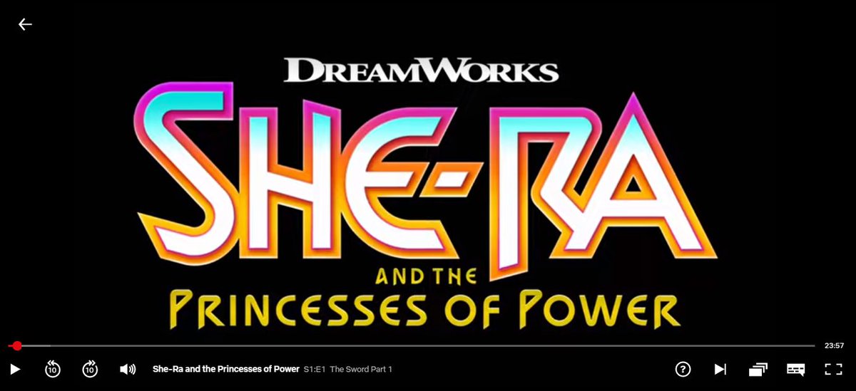 Here is a thread where I ( @thedude3445) watch through SHE-RA AND THE PRINCESS OF POWER three years after everyone else