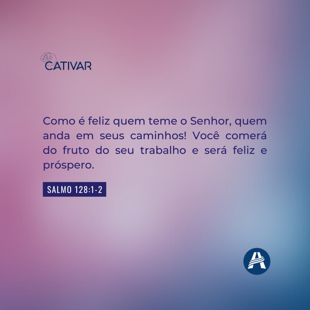 Feliz são os que seguem os caminhos do Senhor 🙏 #1minutoparacativar #frasedodia #frasebiblica