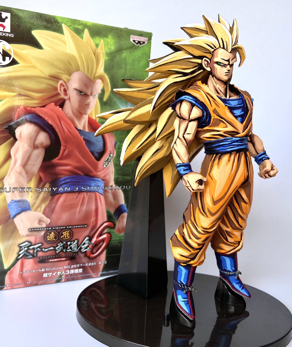 【レア・美品】ドラゴンボール SMSP スーパーサイヤ人 孫悟空 2次元塗装