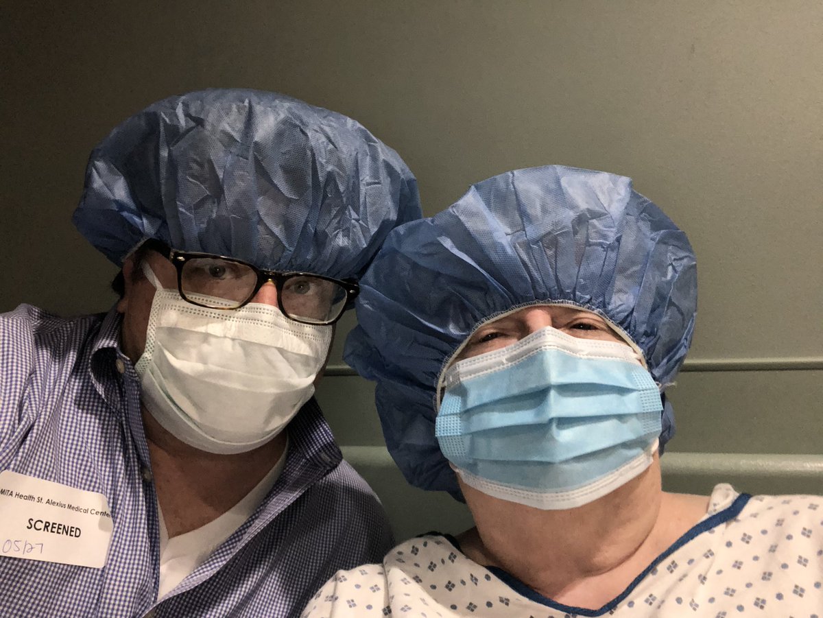 LanceASchart's tweet image. Prayers for my mom who is having hip replacement surgery today in a hospital with 50+ COVID19 cases, please.