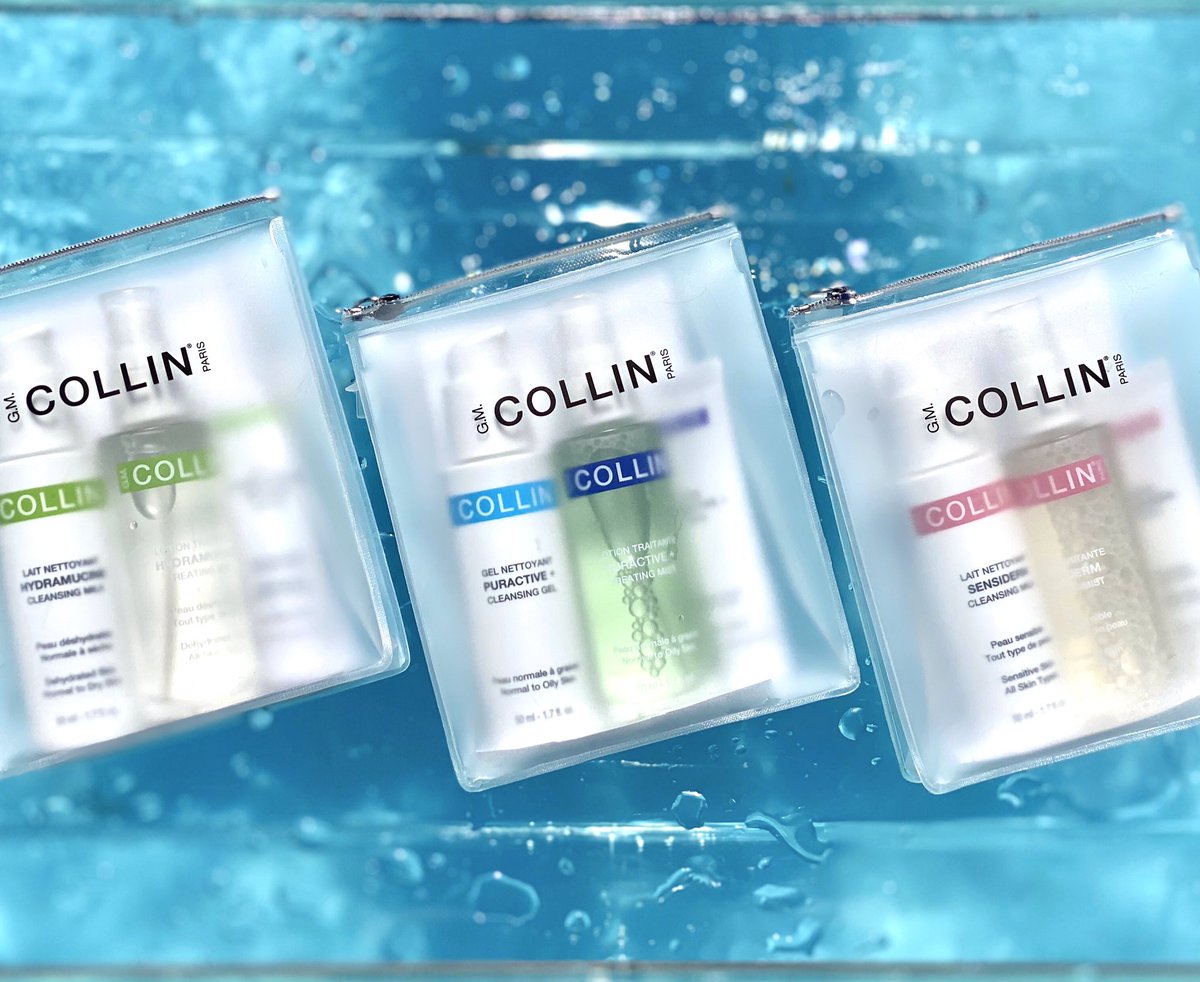 ☀️The perfect opportunity to experience some skin care, specifically for your individual skin type!

A travel size cleanser, treating mist and cream in a perfect little pouch!

We now have them available!  Contact us for more information!