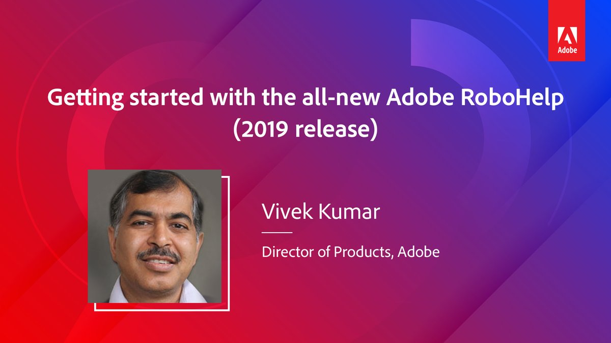 kssagar's tweet image. RT See how you can configure Adobe #RoboHelp (2019 release) to suit your needs and learn how to create a new project from scratch with Vivek Kumar, Director of Products at Adobe: bit.ly/2TLiGGr
#AdobeRoboHelp #TechComm #XMl #HTML5 #PDF vivek665