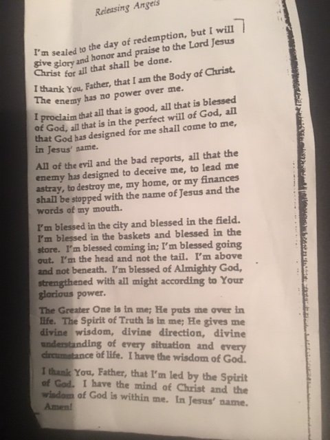 Hello my Friends, fans &amp; followers, I hope that you are all well during this time. These are instructions to a very special prayer. Best wishes SS