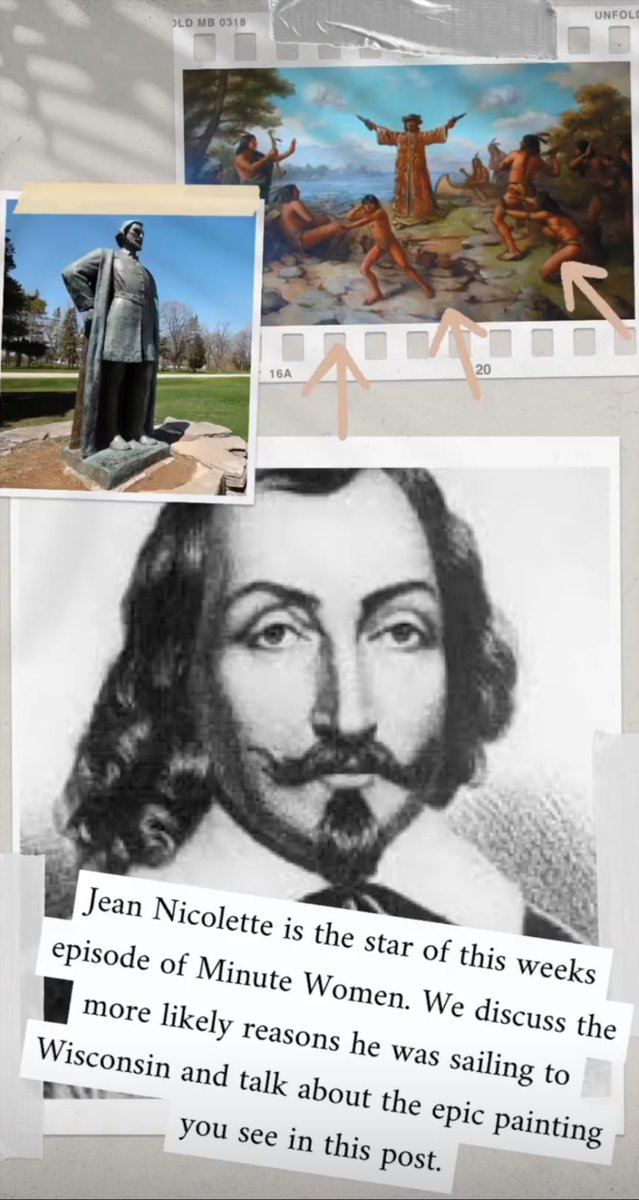 NEW EPISODE ALERT! This week, we dive into the story of Jean Nicollet and his search for China. Or at least that's what the Heritage Minute would have you believe 👀 This one is a #MinuteWomen Mystery 🔎 #historypodcast #canadianhistory #heritageminutes #canadianpodcast