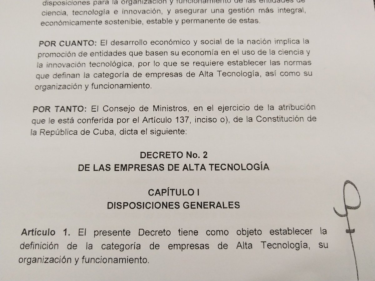 Nueve empresas #Cuba presentan expedientes para optar x Categoría #EmpresaAltaTecnología en sectores #Biotecnología #Farmacéutica #Informática A pesar #COVID19 #CubaAvanza #NuevasPolíticas #CienciaCubana #IncentivosInnovación <a href="/DiazCanelB/">Miguel Díaz-Canel Bermúdez</a> <a href="/MMarreroCruz/">Manuel Marrero Cruz</a> <a href="/DrRobertoMOjeda/">Dr. Roberto Morales Ojeda</a> <a href="/ElbaRosaPM/">Elba Rosa</a>