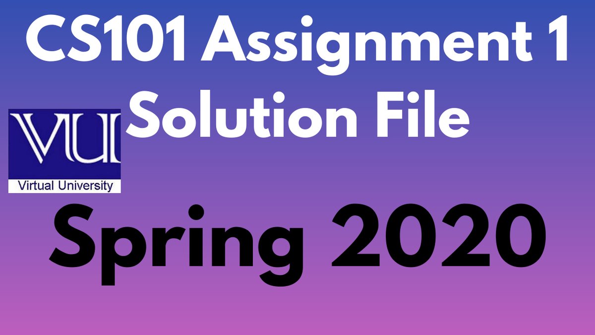 UsamaDariwal's tweet image. In this video, I made First Assignment 2020 Solution of Course CS101
Video Link: youtu.be/zuuVE2O0q0o
#CS101 #introductiontocomputing #TheCodeMaster #TCMaster #cs101assignement1soltion2020
Facebook Page: web.facebook.com/tcmaster.co
Code Learning: tcmaster.co