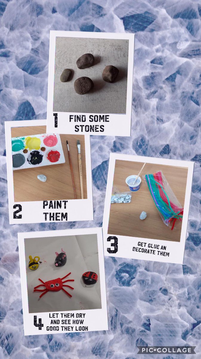 BorestoneA's tweet photo. Good afternoon everyone😃Kindness Rocks!  Another fun and easy Hi-5 activity. You can write kind messages on your stones🥰 and/or use Mrs McDougalls great idea of making animals with them! https://t.co/Y9h9Bms6Zo