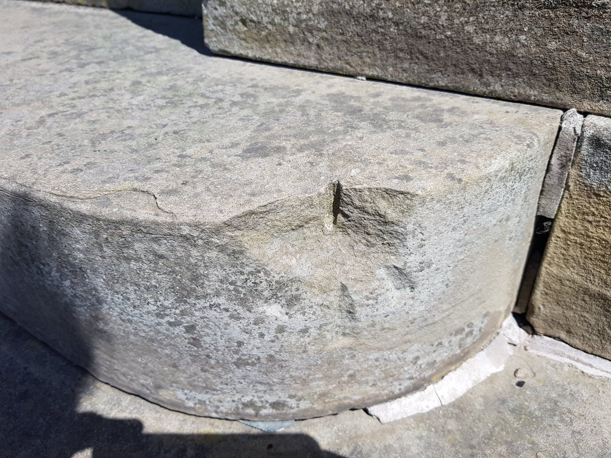 johndews12_john's tweet photo. Flush bracket from Brighouse and Bench mark from Cleckheaton town hall #flushbracket #benchmark @OrdnanceSurvey @sandymarie66 https://t.co/m9Hb6H8v20
