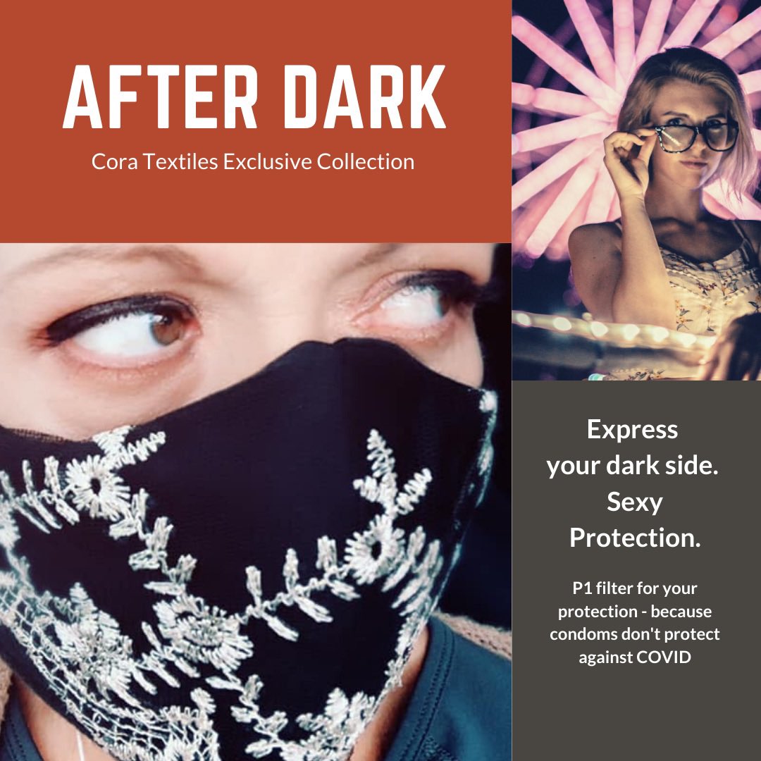 greetingProgram's tweet image. Clubs are opening back up. Time to wear some sexy masks. FB.com/coratextilesusa
