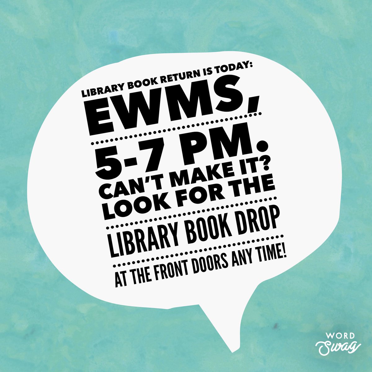 EWMS_Library's tweet image. 