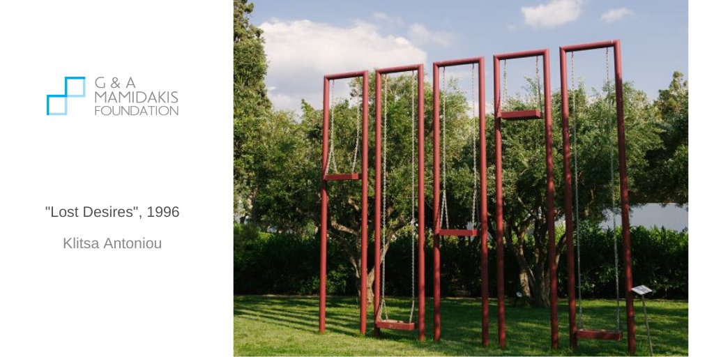 Blended harmoniously in the gardens of Minos Beach art hotel in Crete, is the "Lost Desires" (1996), by Klitsa Antoniou. An art installation, created during the summer 1996 exhibition of Cypriot artists entitled “Riches of Cyprus” which was held at the hotel.