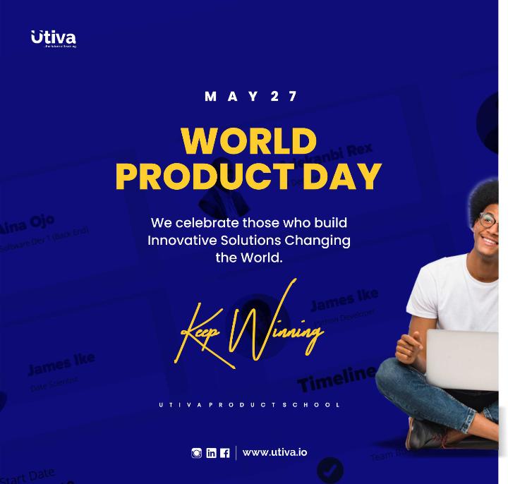 It's #WorldProductDay!!

We celebrate the product craft and community. 

From our #Product School lead, Daniel Fidelis to his associate, Gloria.

Not forgetting our Amazing faculty.

Happy World #ProductDay to you all and our Amazing #ProductSchool Alumni and students..