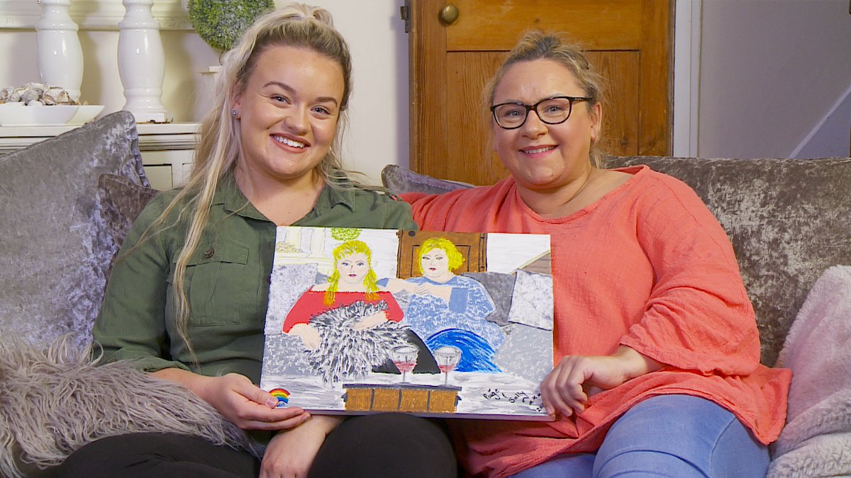 CavellCharity's tweet photo. Win @Paige_deville's @C4Gogglebox Masterpiece!
Sally & Paige have painted a self-potrait for you to win. Be in it to win it!
Entry is £3 a go, all proceeds support nurses & midwives facing crisis and hardship: https://t.co/gyYnxn7Skr
#GoggleboxPrizeDraw https://t.co/7cGtDdZ0Hs