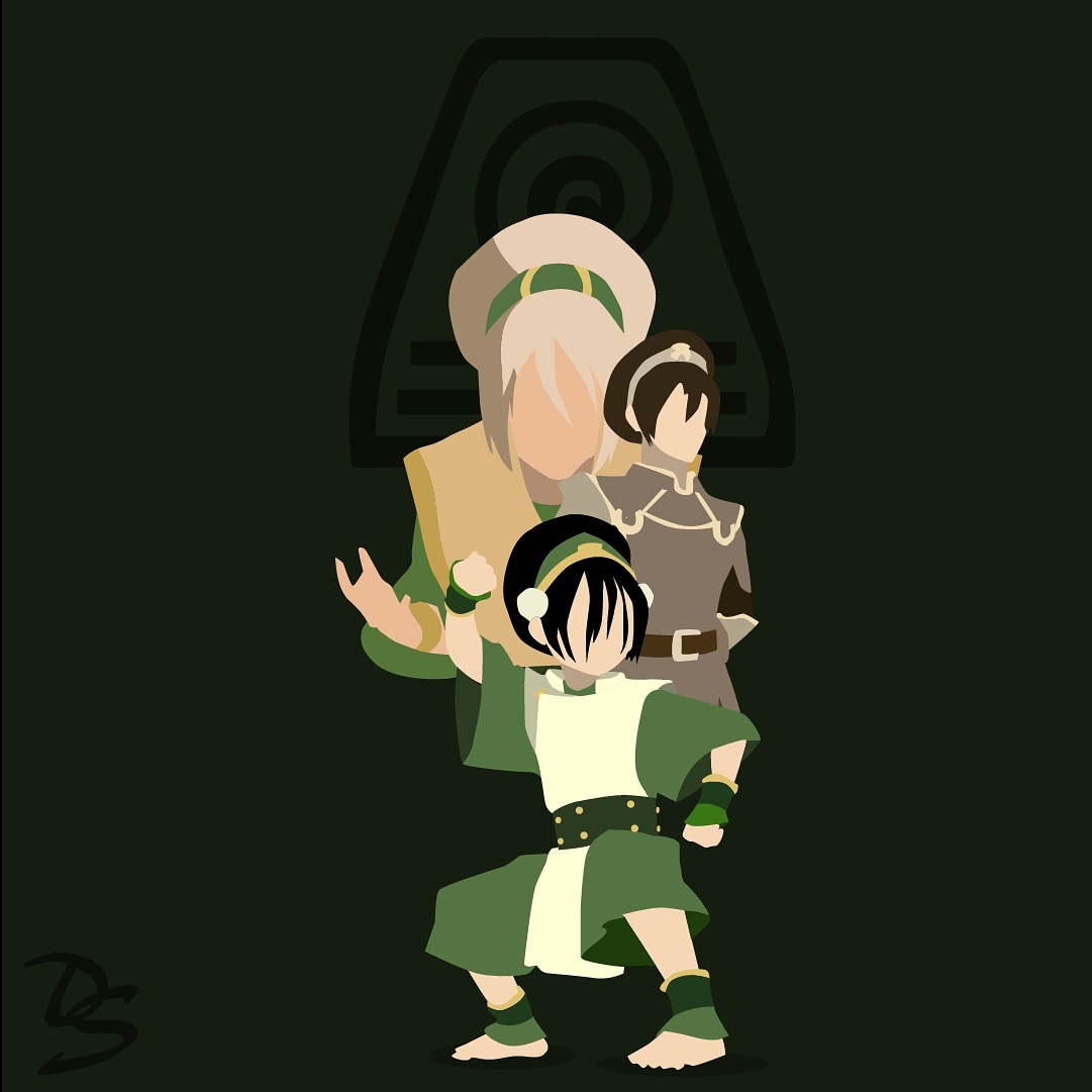 New Toph wallpaper I made Same style as the Zuko one I made Yesterday  Will make the rest of the gang soon  rTheLastAirbender