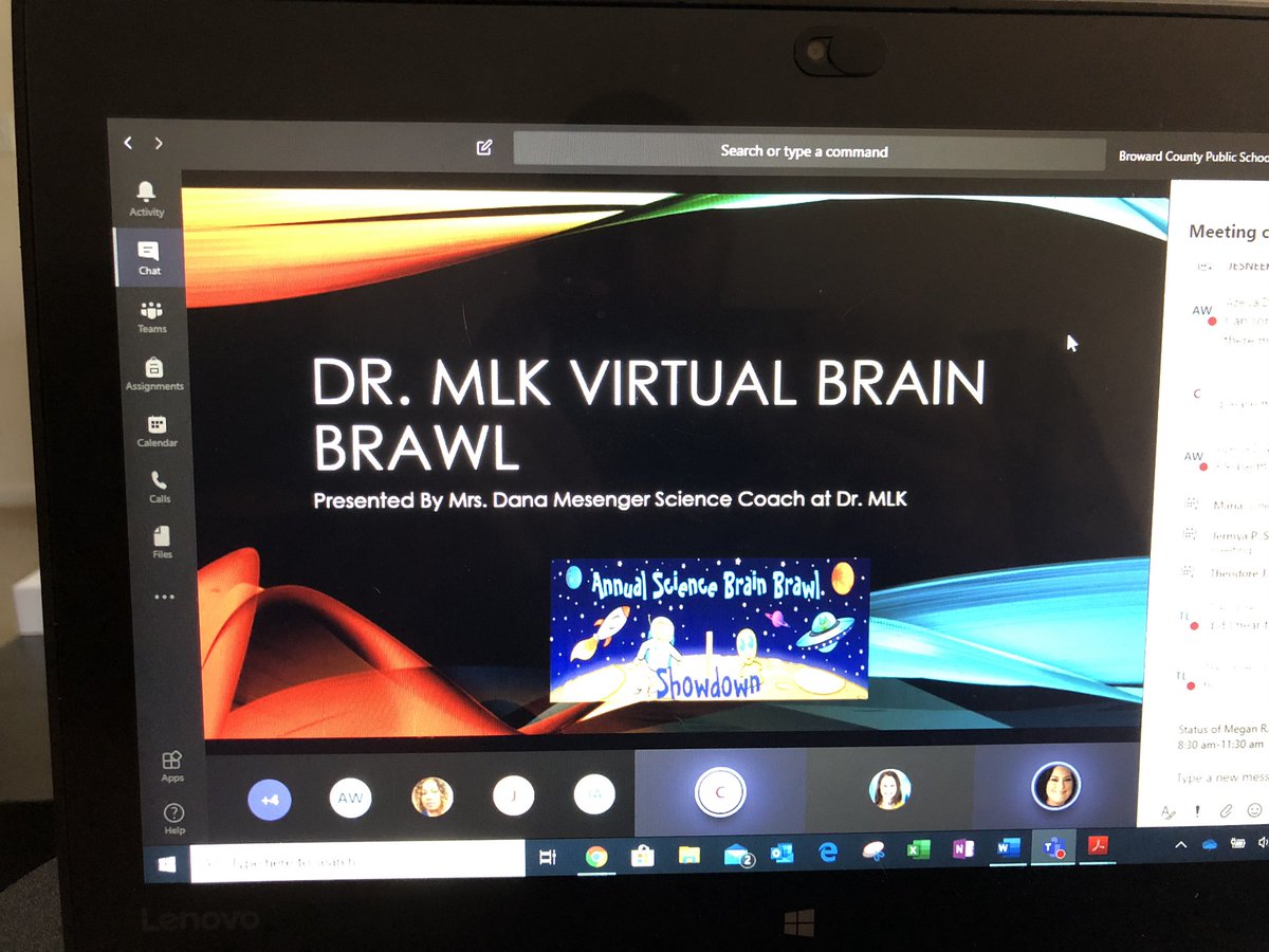 NMennEd's tweet photo. Congrats @DrMLKAcademy and @DMesenger for a successful Brain Brawl! It was great to see your scholars engaged in science content in this interactive format! This was a great way to start the day! @OSPACadre7 is the best cadre hands down! https://t.co/Ysqbfu766z