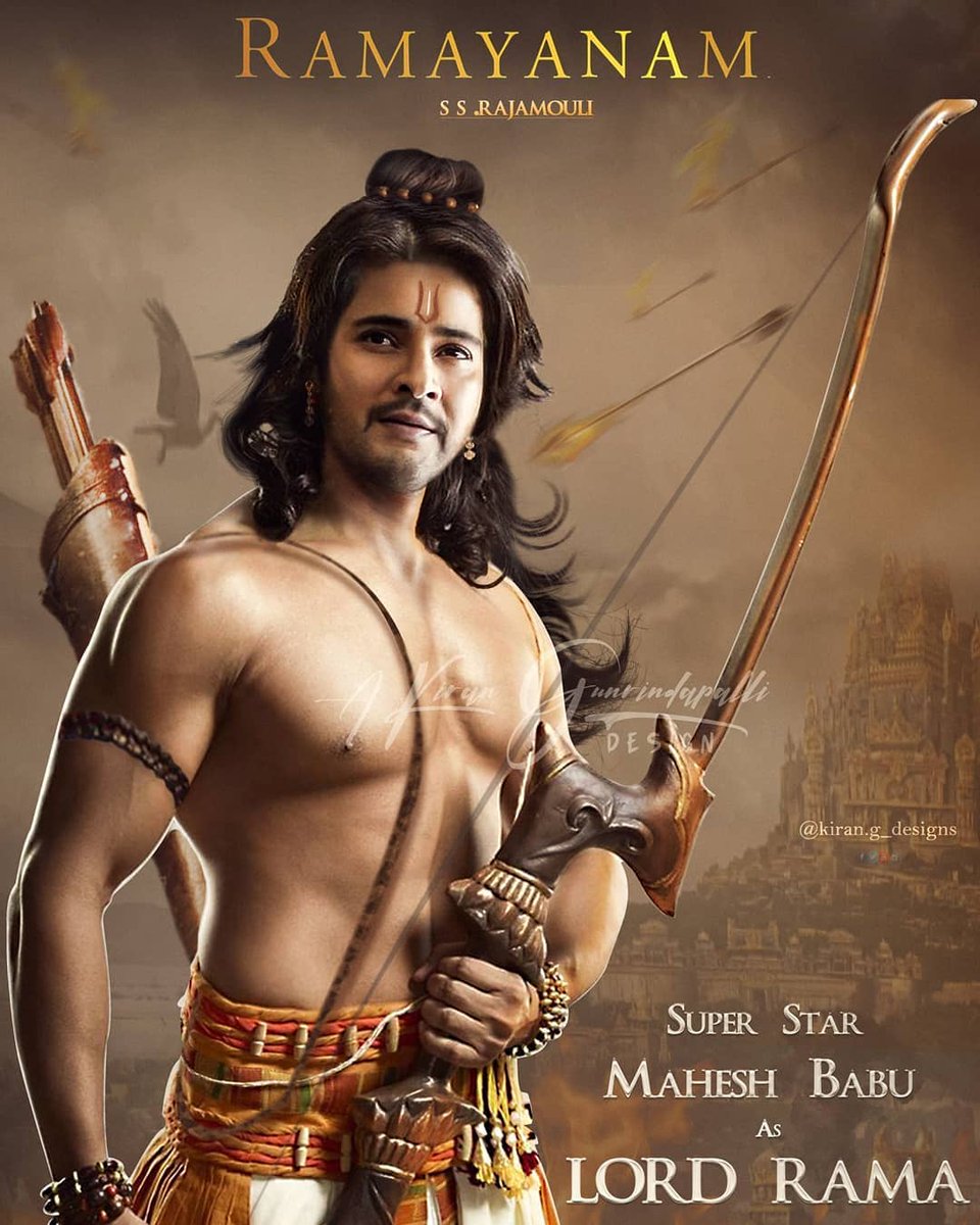 ThakurSahab021's tweet photo. Is It?🤔
Will #MaheshBahu play a role as #LordRama in #Ramayanam ??
If it's true... then #Awesome .....😊
Or It only for #Funmade so also Good one...
#जय_श्रीराम #जय_जय_श्री_राम https://t.co/CB8gWNxkSD