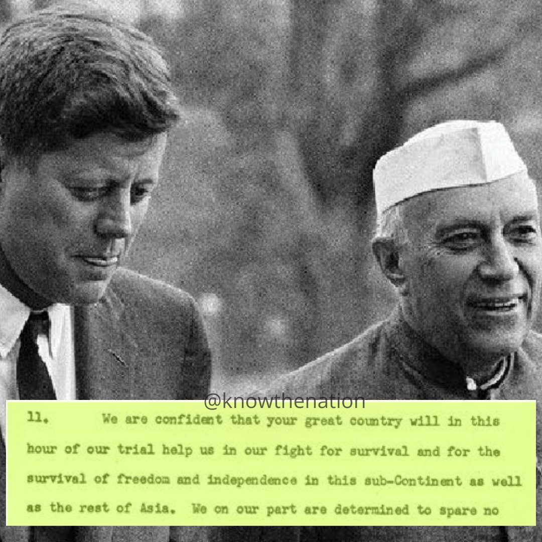 As tensions between India & China rise at border, its pertinent to recall the 1962 Indo-China war that India lost under the Prime Ministership of Jawaharlal NehruDid you know? Nehru wrote secret letters seeking help from USA.We reveal the contents of those letters here (1/n)