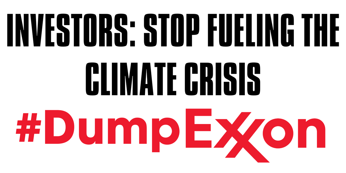 Toronto350's tweet image. Exxon’s shareholders own climate change. Their cash fuels the company that engineered climate denial, blocked action for decades and remains just as reckless today. Beyond time for investors to #DumpExxon &amp;amp; #StopTheMoneyPipeline: @churchofengland @NYSComptroller @CalPERS @CalSTRS