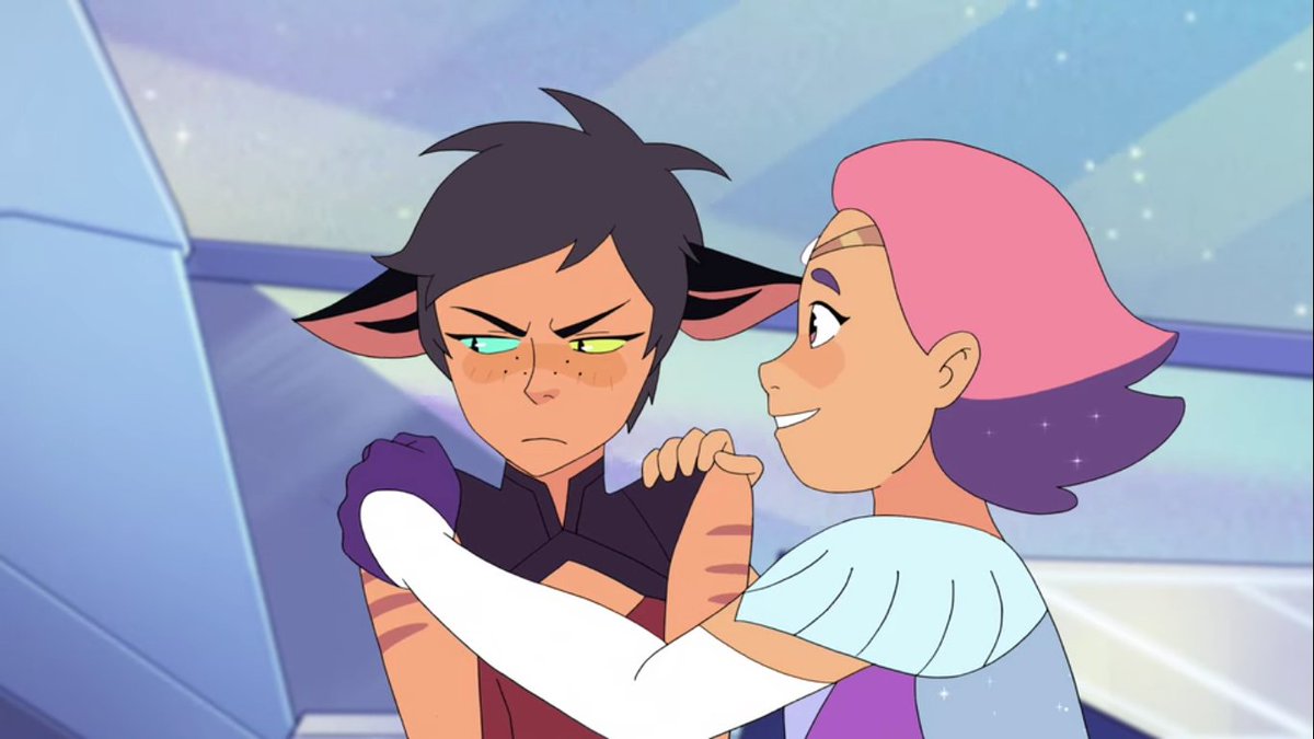 Ever think about how GLIMMER was Catra's first kiss??? 