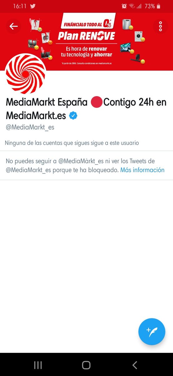 Pbeiranl1's tweet photo. @MediaMarktAC @MediaMarktAC @MediaMarkt_es @MediaMarktGames @MediaMarktAC El pasado domingo 17 de Mayo realicé una compra de un televisor, me indicaron que me llegaría el martes 20 de 10 a 20 horas, a día de hoy 27 de mayo sigo sin noticias del pedido. https://t.co/5Ac2wzKkXC