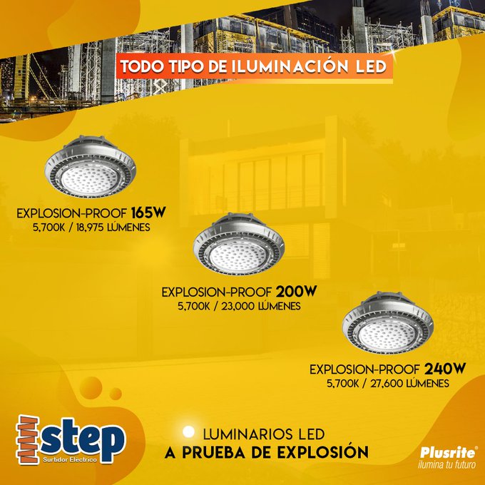 StepPatria's tweet photo. Descubre todas las aplicaciones en iluminación que te ayudarán a desarrollar tu proyecto ✨
Síguenos en redes sociales:
Facebook https://t.co/XS0fPMfszv
Instagram https://t.co/ff0RkaRVMj
#ReflectorLED #FelizMiercoles #FocoLED #Lamparas #Iluminación #HighBayLED #Antiexplosion https://t.co/Ayeus3ZOKU