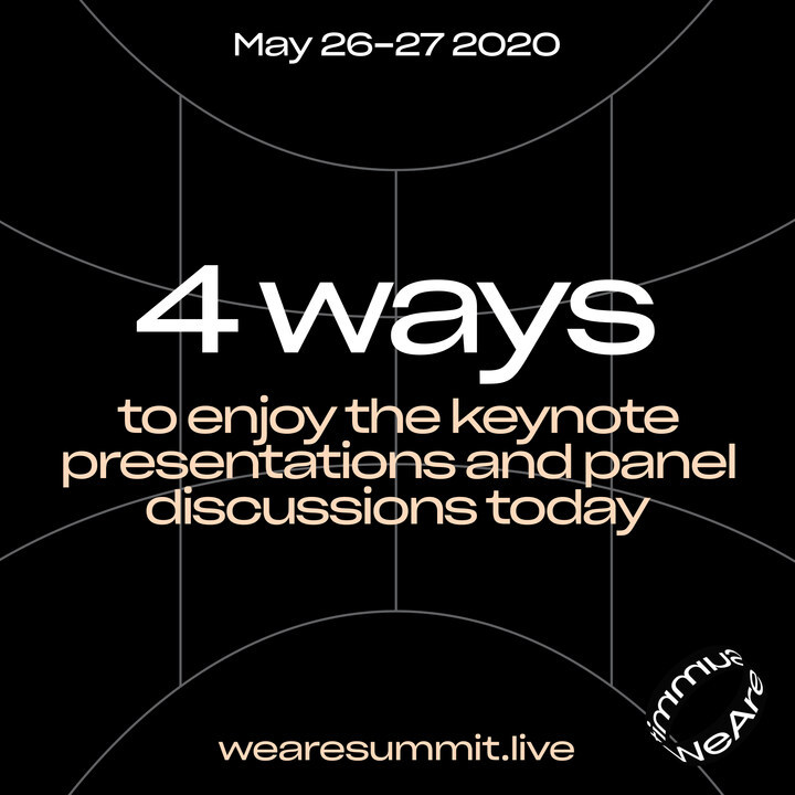 WeAre_Startups's tweet photo. Yesterday wasn't the best day of our lives. 
Here is 4 ways you can enjoy the keynote presentations today:
1. Rooms 👉https://t.co/ItnOaVZrDU
2. Web 👉https://t.co/muN311TbAa.
3. Eventee App 
4. Every attendee will receive a record of the keynote presentations https://t.co/KQ3jGAC4Fy