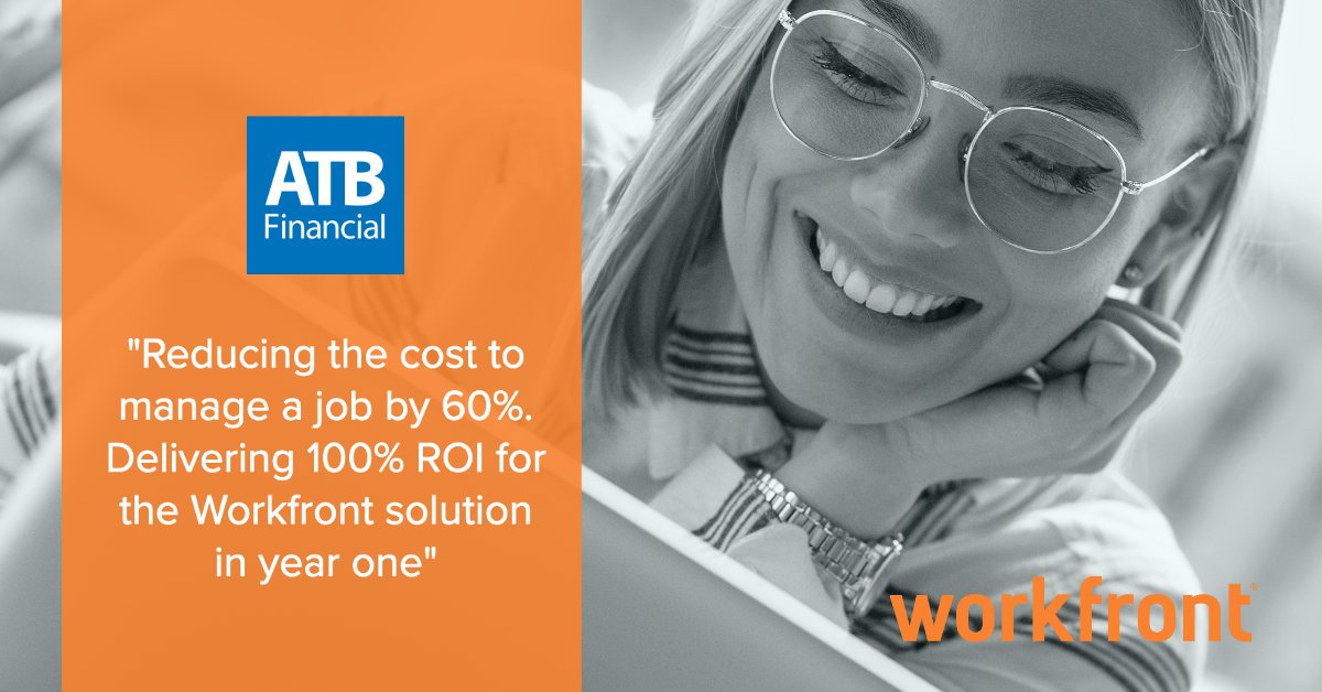 Find out how <a href="/atbfinancial/">atbfinancial</a> is using <a href="/Workfront/">Workfront</a> to improve team #collaboration, #productivity and #efficiency. #workmanagement  bit.ly/2M4Nf5P