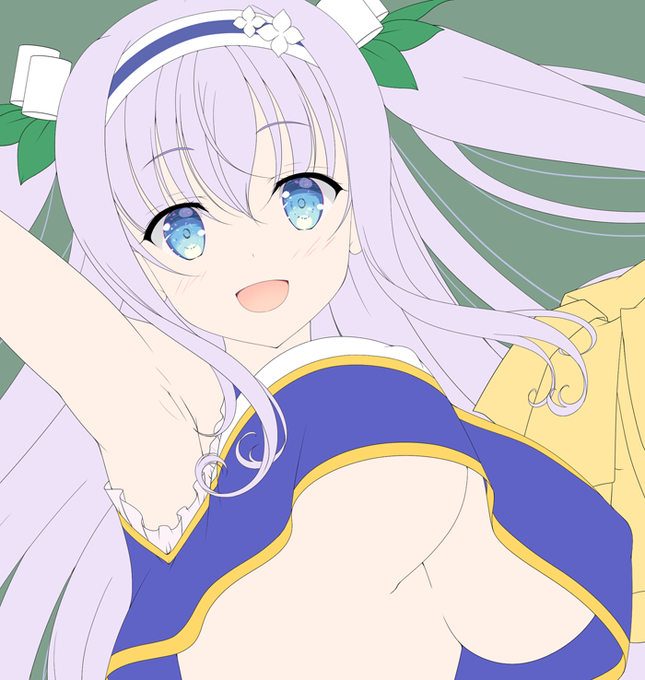 チアコスなキヌタソウさん線画～
近いうちに塗れたらと! 