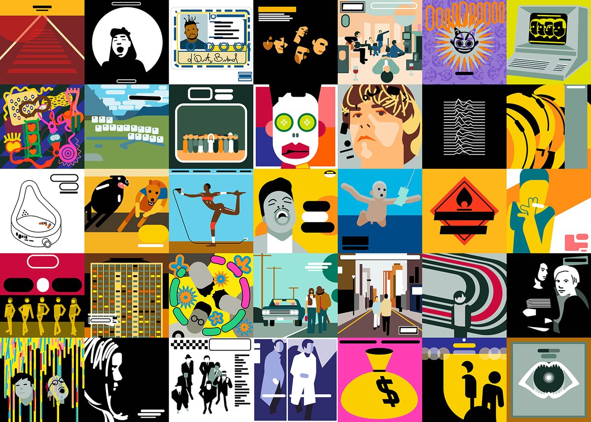 BenIllustrator's tweet photo. Cover Versions!

I finally put my Cover Versions so far in one place, 70ish in total, mostly from @Tim_Burgess Listening Parties but there's a few personal favourites in there too now, and plenty more to come!

👉 https://t.co/X07befcXcB 👈✌️ https://t.co/cNHWlYtb6J