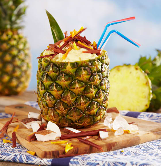 Tropical dessert or any time of year super refreshing drink Ð Cauldron Organic Tofu adds a low in fat creaminess to this recipe that will delight. Why not add a splash of rum or vodka for an evening twist?