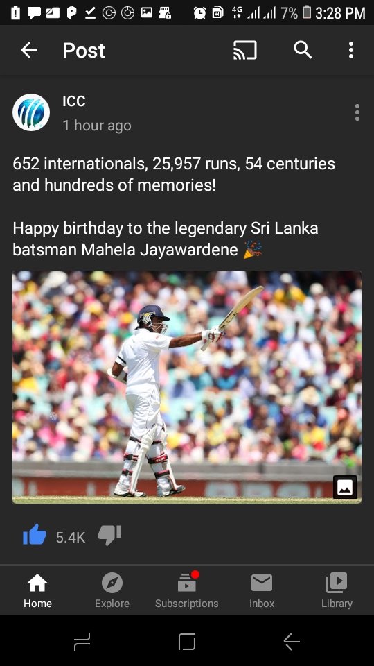 Happy Birthday Mahela Jayawardene love fron INDIA 