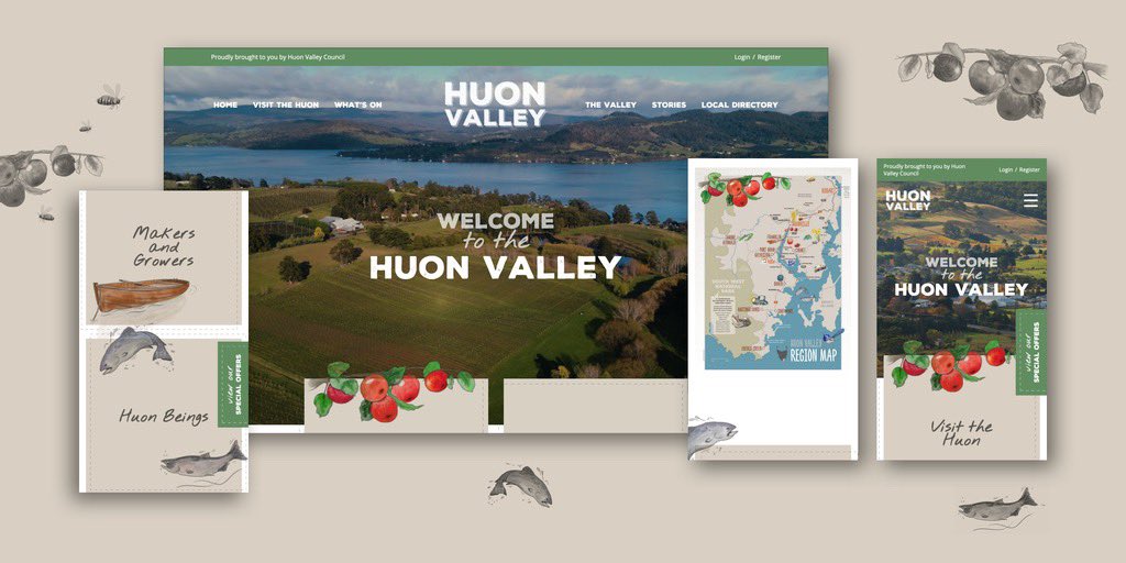 ionata's tweet photo. The Huon Valley, green and verdant home to some top notch Huon beings (see what we did there). Meet the makers and growers who bring you the world class produce you know and love. 

We were delighted to work with the Huon Valley Council again on this project. https://t.co/JiBTieXx2i