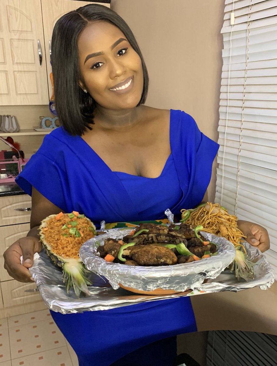Meet the face behind all this food! PamPamsKitchen is ready to take your food orders. You can walk into my office (DM) to order Instagram page: @pampamskitchen