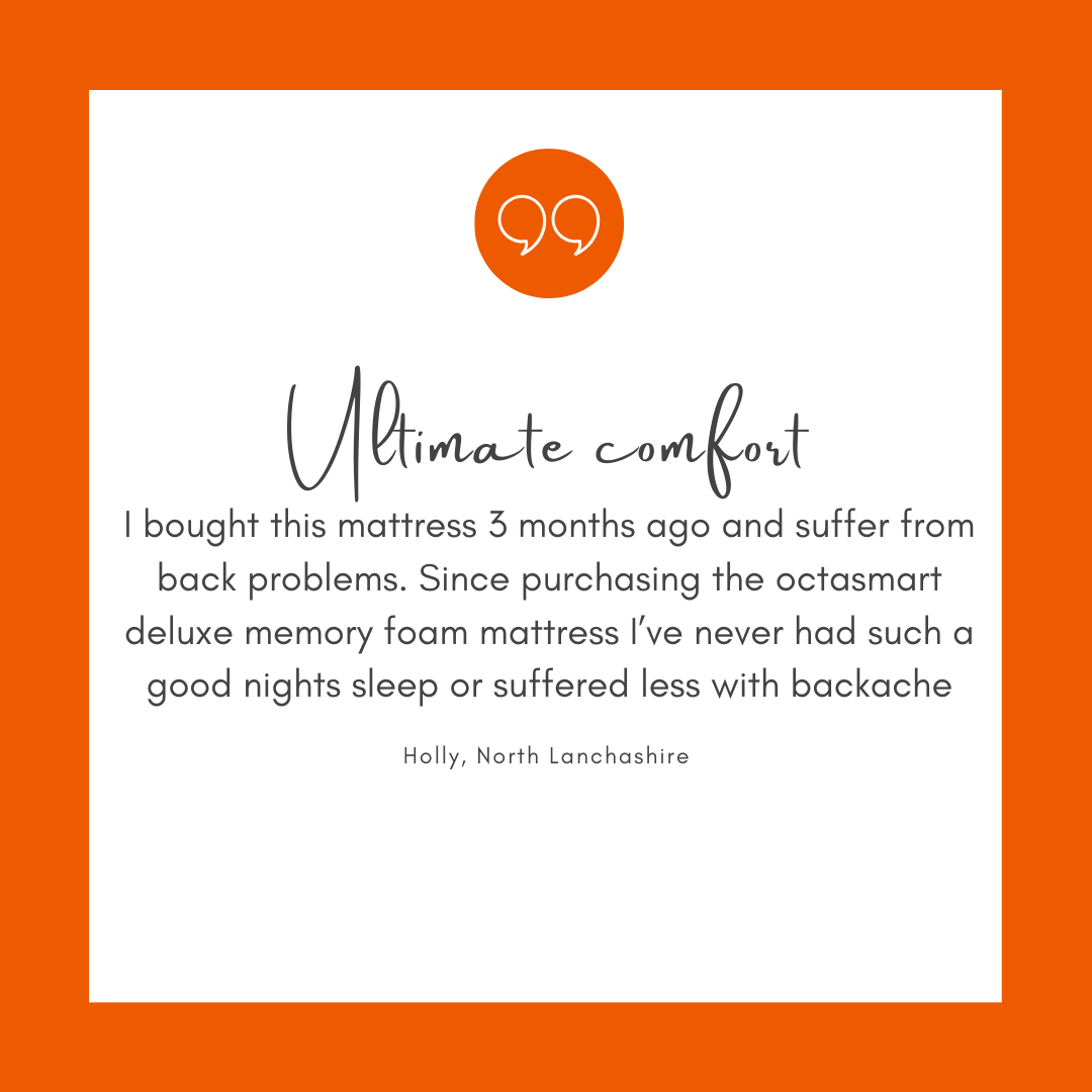 Octasmart1's tweet photo. Here is what our customers say "Octasmart comfort=Ultimate Comfort"

#mattresses #mattressfactory #sleepy #sleeptraining
#sleepbetter #Mattress #sleep #sleepwell #relax #refresh #night  #bedroom #interiordesign #design #sleeptechnology https://t.co/5xeSerXRqi