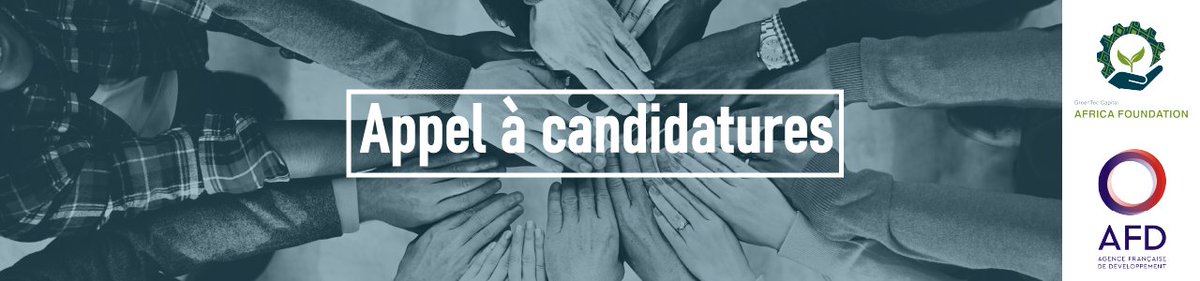 DigitalAfrica__'s tweet photo. [📢 APPEL À CANDIDATURES] Startups &amp; PME digitales africaines francophones - La Fondation @GreenTecCapital , avec l'@AFD_France, lance un #Appelàcandidatures pour les #startups et #PMEs africaines francophones du secteur #digital. Candidatez maintenant : 👉https://t.co/tguXp8SYe7 https://t.co/WP3w7lkNDn