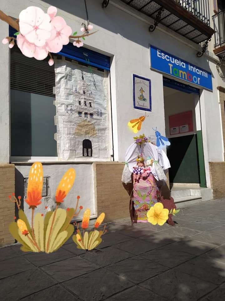 EscuelaTambor's tweet photo. 🎼 Aquí estamos otra vez, para decirte que te queremos otra vez, para cantarte por sevillanas otra vez🎶...este años sin nuestr@s niñ@s en la puerta pero sí en nuestros 💕 Os esperamos! #CalleCastilla 77/79 #Rocio2020 #Triana #educación @penasdetriana @mst1953 @AllivesSevilla https://t.co/TynyDB5NP8
